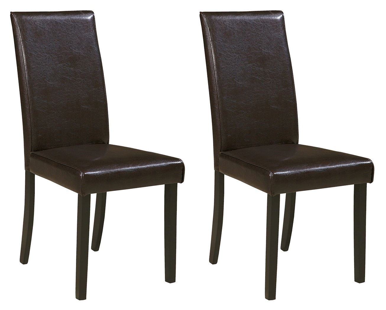 Kimonte Dark Brown 2-Piece Dining Room Chair