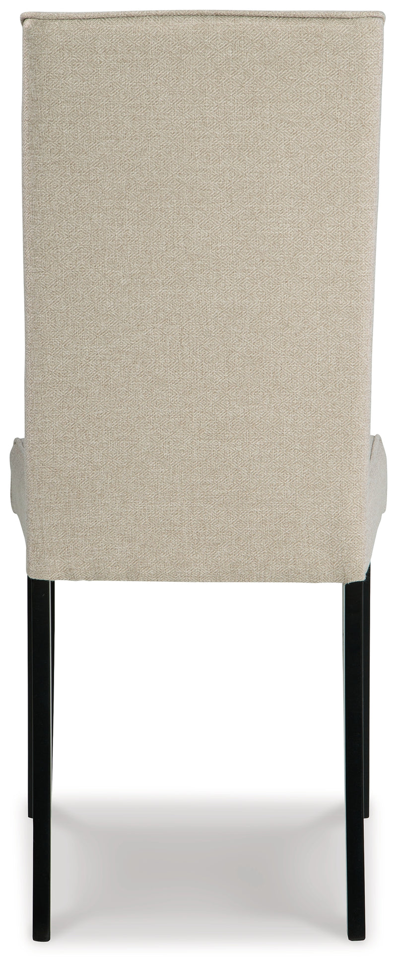 Kimonte Dark Brown Beige 2-Piece Dining Room Chair