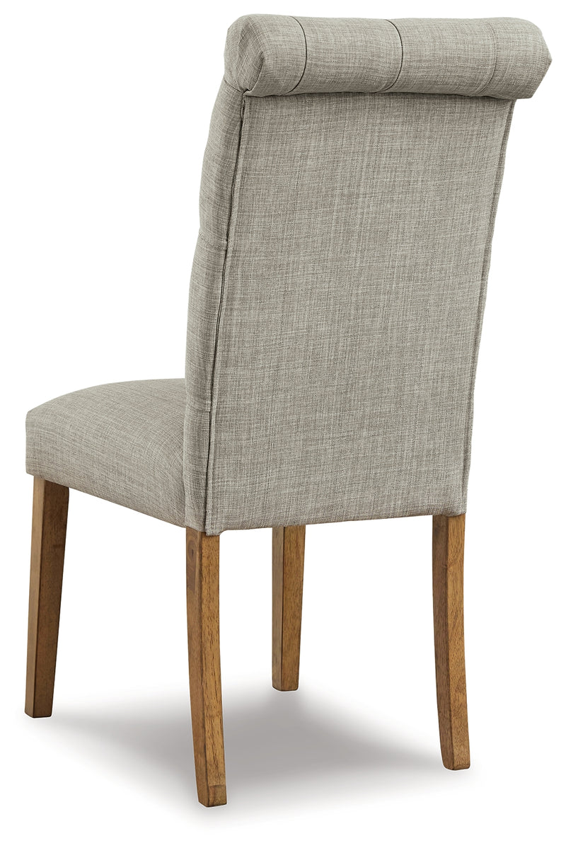 Harvina Light Gray 2-Piece Dining Room Chair