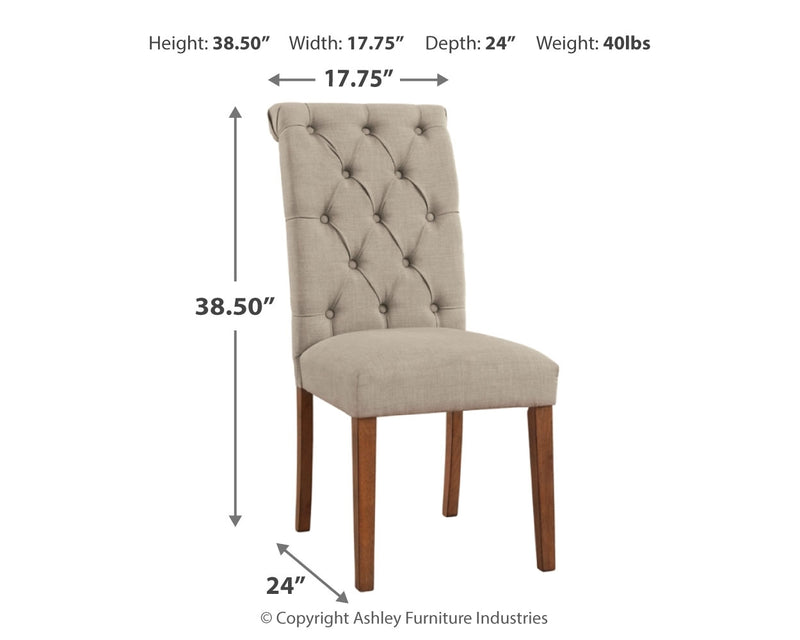 Harvina Beige 2-Piece Dining Room Chair