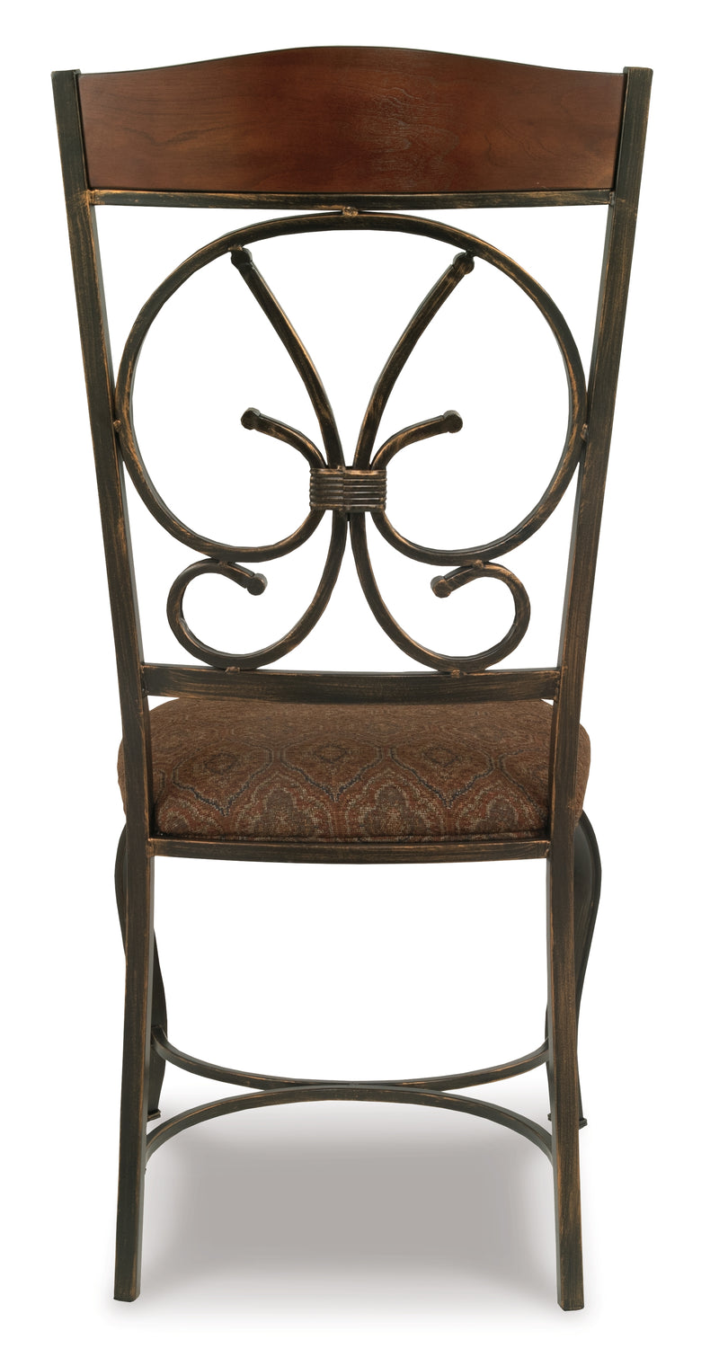 Glambrey Brown 4-Piece Dining Room Chair