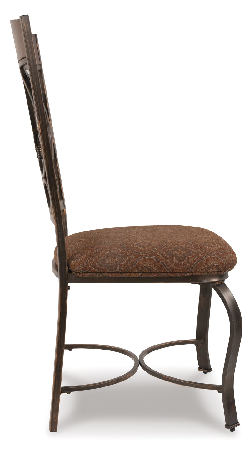 Glambrey Brown 4-Piece Dining Room Chair