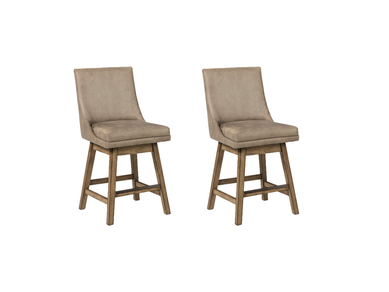 Tallenger Beige 2-Piece Bar Stool