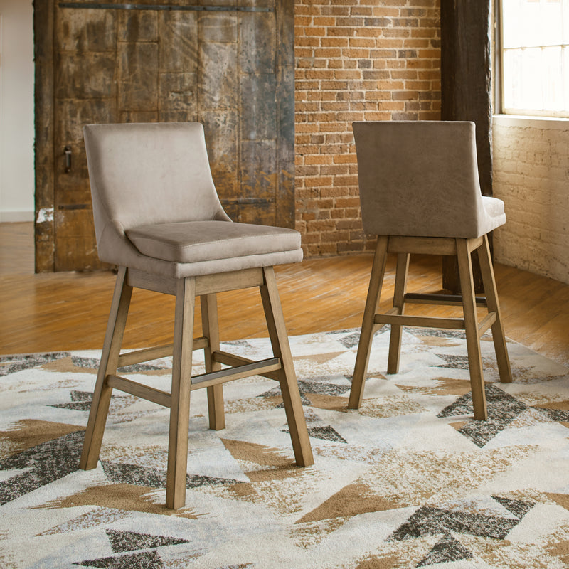 Tallenger Beige 2-Piece Bar Stool