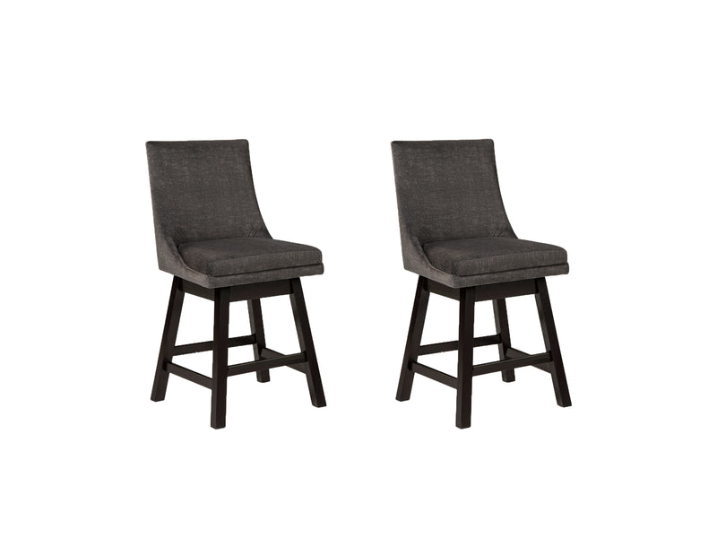 Tallenger Dark Gray 2-Piece Bar Stool