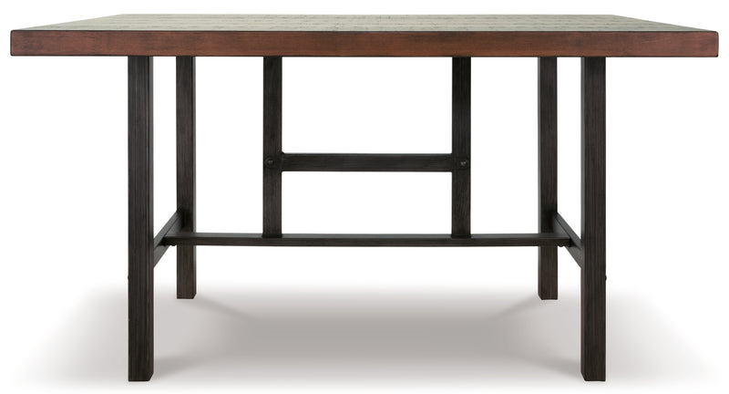 Kavara Medium Brown Counter Height Dining Table