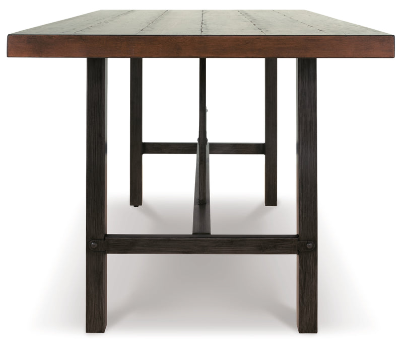 Kavara Medium Brown Counter Height Dining Table