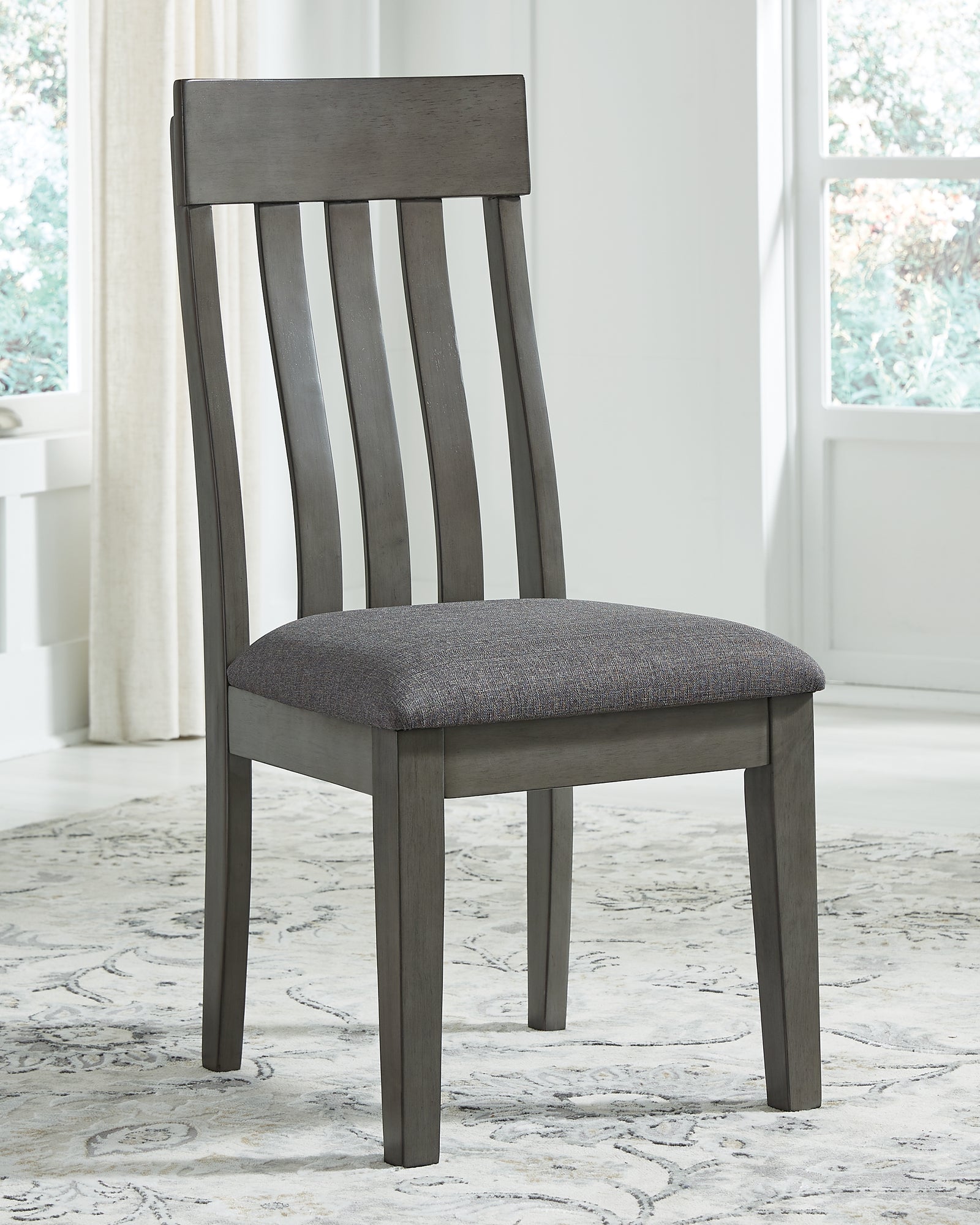 Hallanden Two-Tone Gray 2-Piece Dining Room Chair