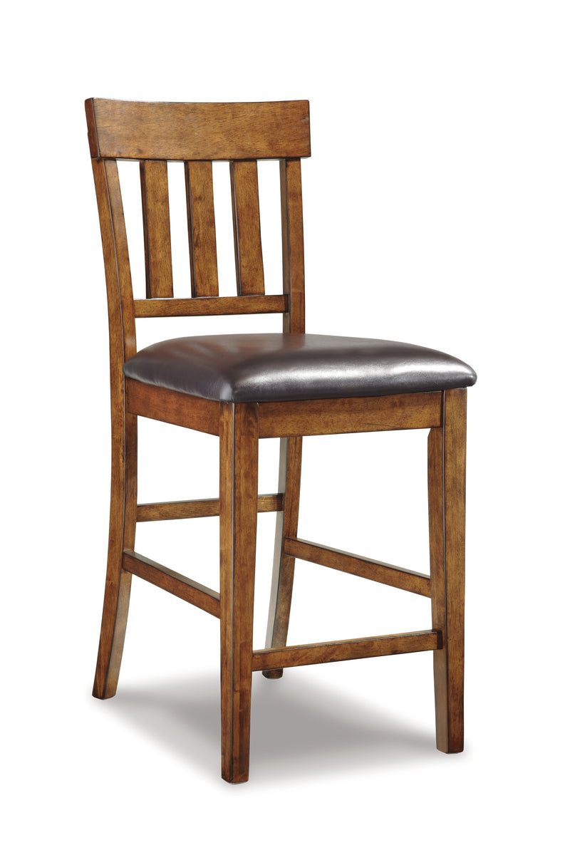 Ralene Medium Brown 2-Piece Bar Stool