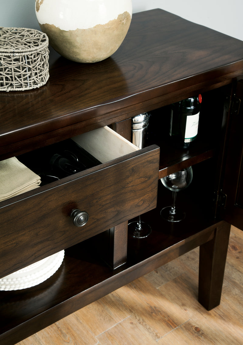 Haddigan Dark Brown Dining Server