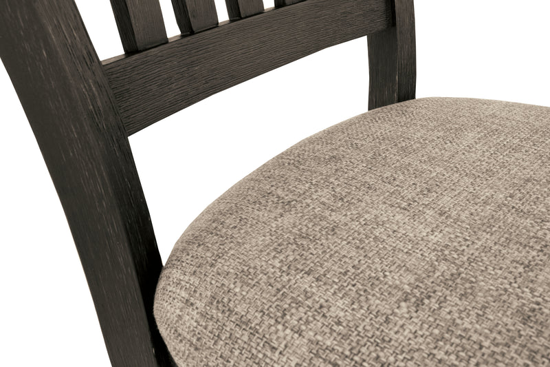 Tyler Creek Black Grayish Brown Dining Chair