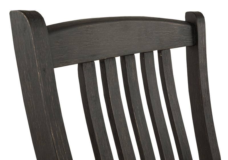 Tyler Creek Black Grayish Brown Dining Chair