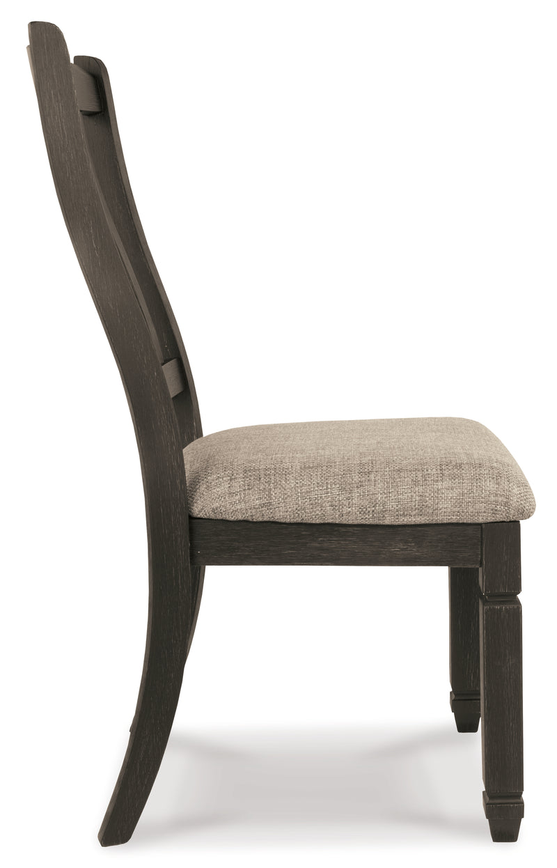 Tyler Creek Black Grayish Brown Dining Chair