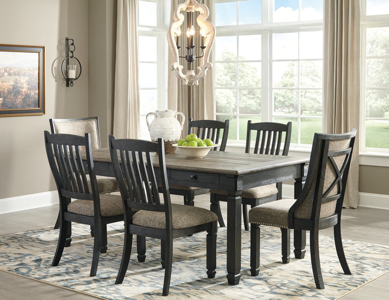 Tyler Creek Black Grayish Brown Dining Chair