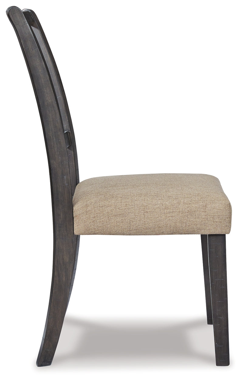 Baylow Beige/black Dining Chair