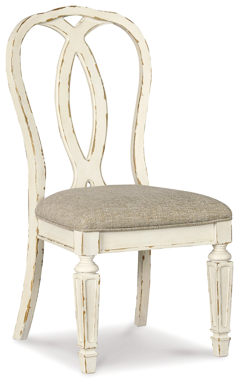 Realyn Chipped White Dining Chair D743-01