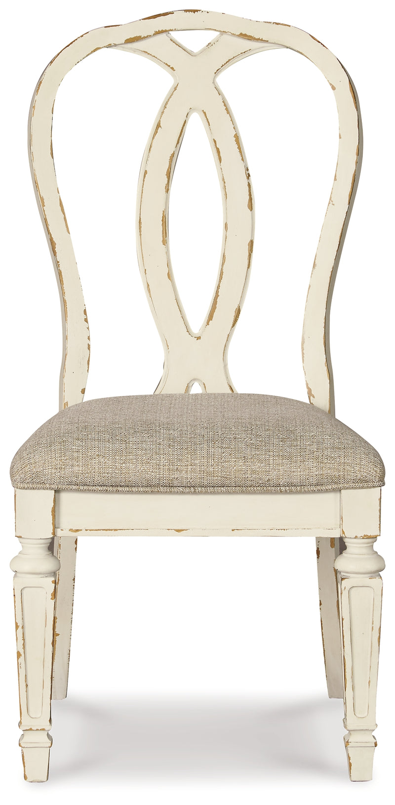 Realyn Chipped White Dining Chair D743-01