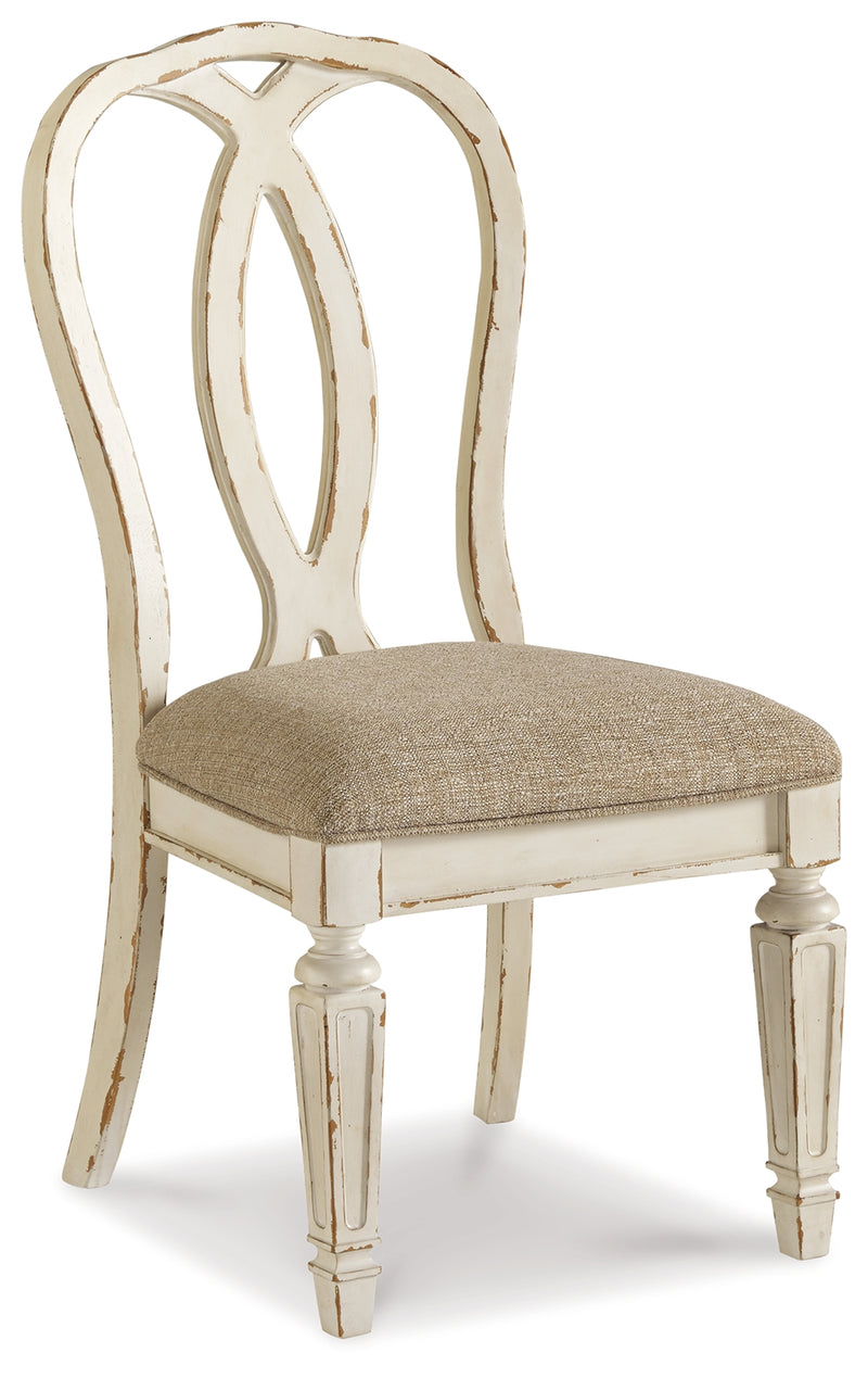 Realyn Chipped White Dining Chair D743-01