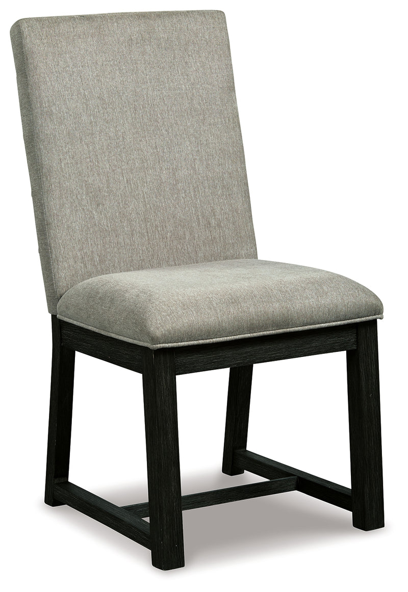 Bellvern Dark Gray Dining Chair