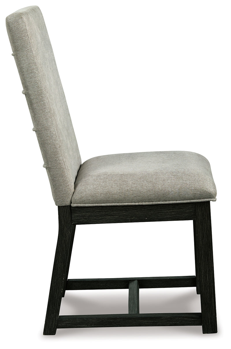 Bellvern Dark Gray Dining Chair