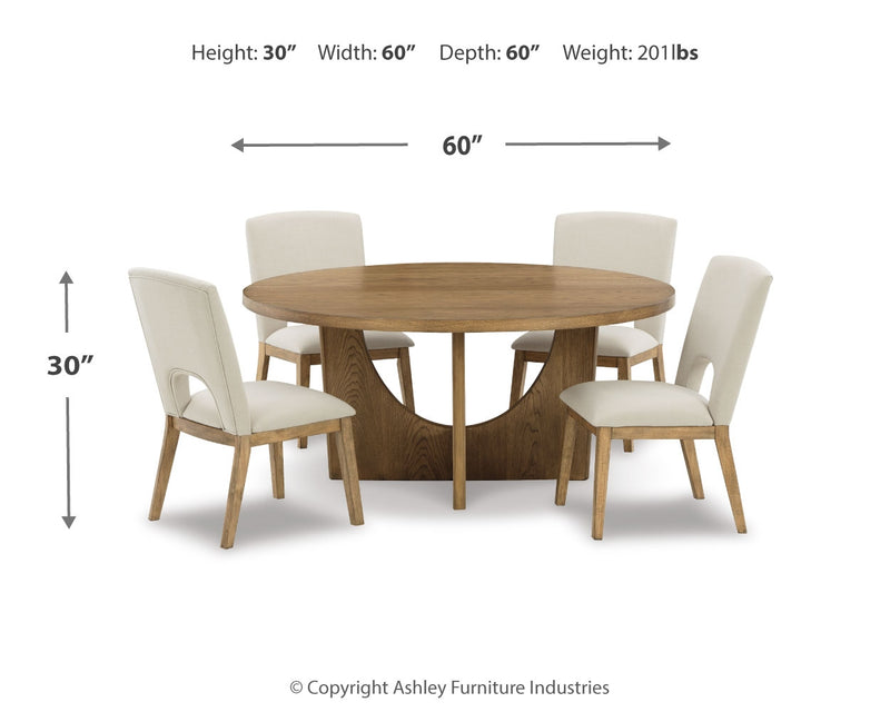 Dakmore Brown Dining Room Set