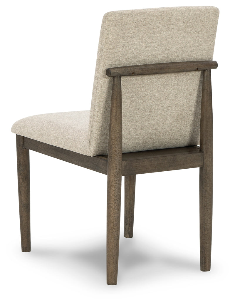Arkenton Grayish Brown/beige Dining Chair