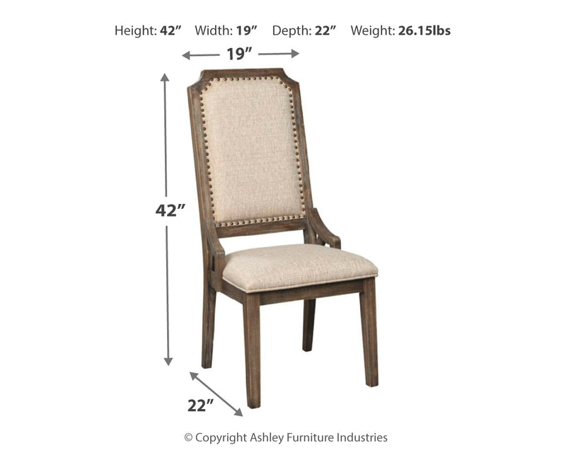 Wyndahl Rustic Brown Dining Chair