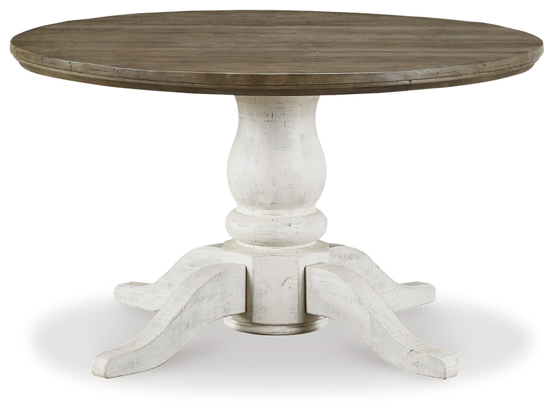 Havalance White/gray Dining Table D814D7