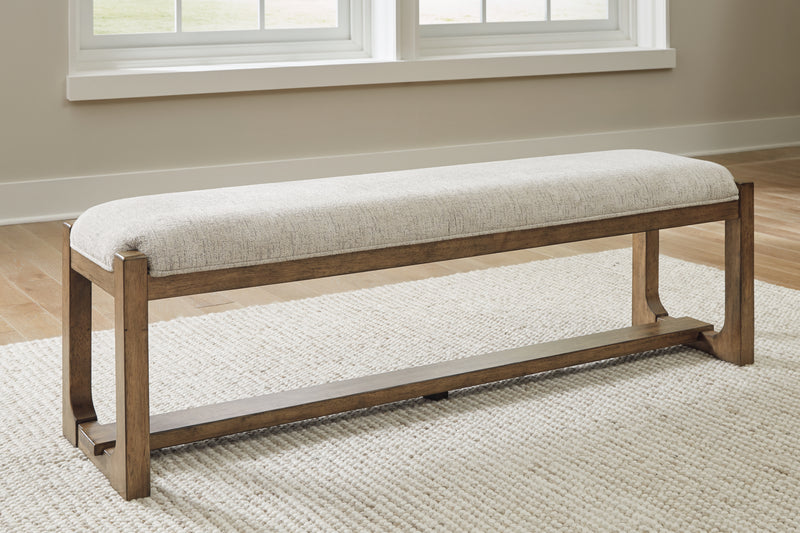 Cabalynn Oatmeal/light Brown 63" Dining Bench