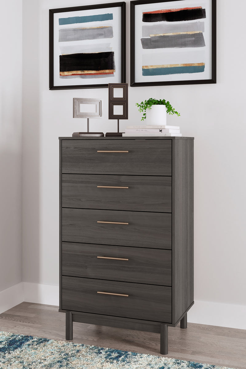 Brymont Dark Gray Chest Of Drawers