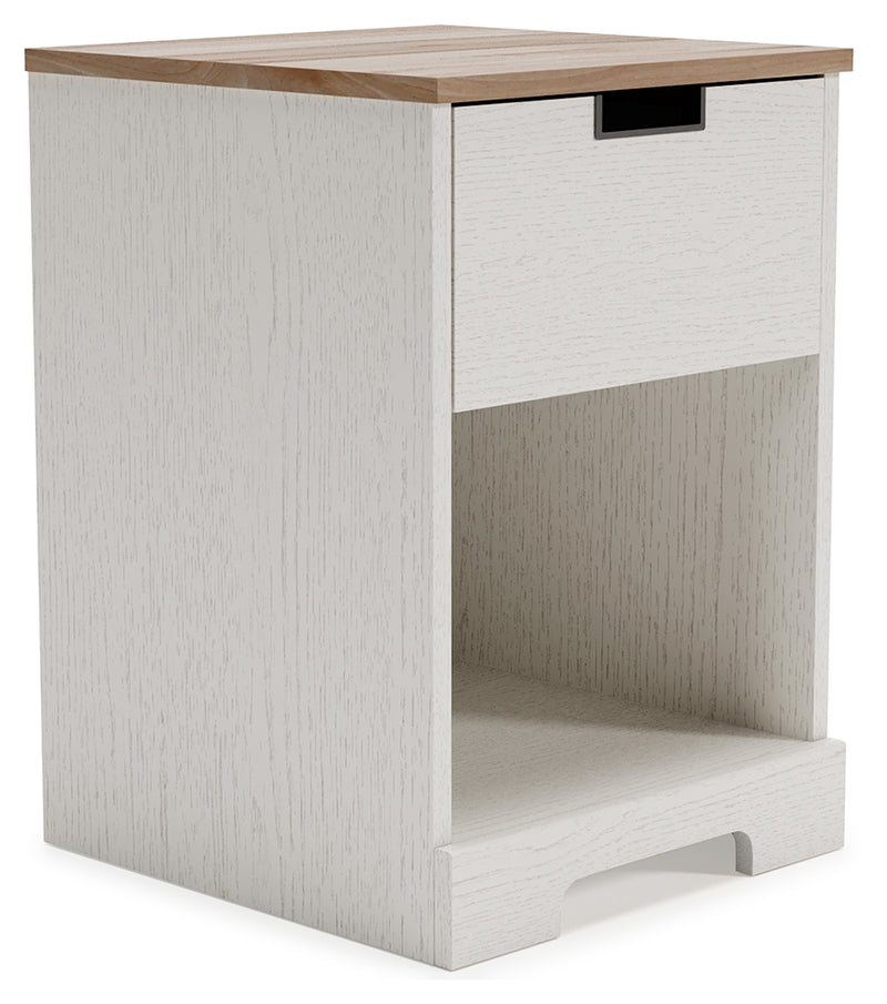 Vaibryn Two-Tone Nightstand