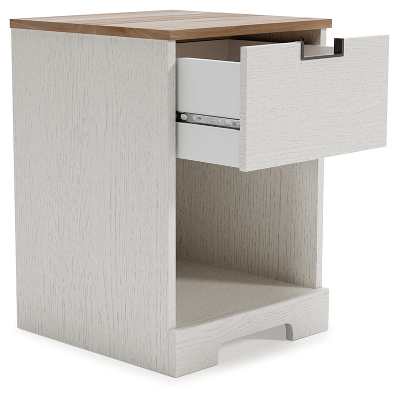 Vaibryn Two-Tone Nightstand