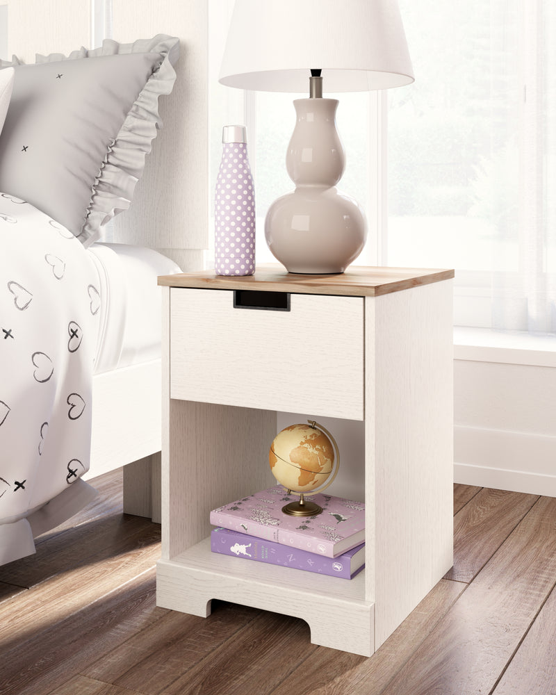 Vaibryn Two-Tone Nightstand