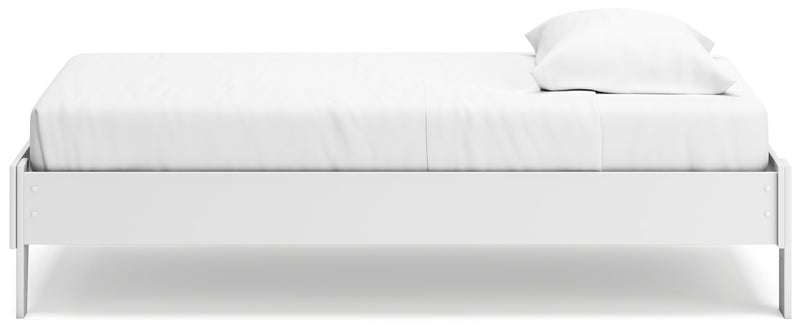 Socalle Two-tone Twin Platform Bed