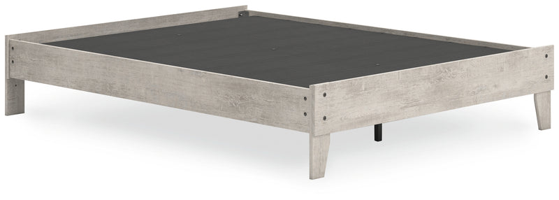 Shawburn Gray Queen Platform Bed