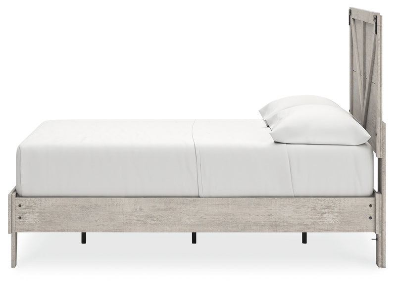 Shawburn Gray Full Platform Bed