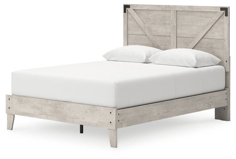 Shawburn Gray Queen Platform Bed