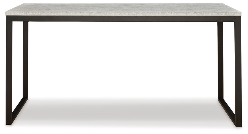 Lazabon Gray Black Home Office Desk And Storage