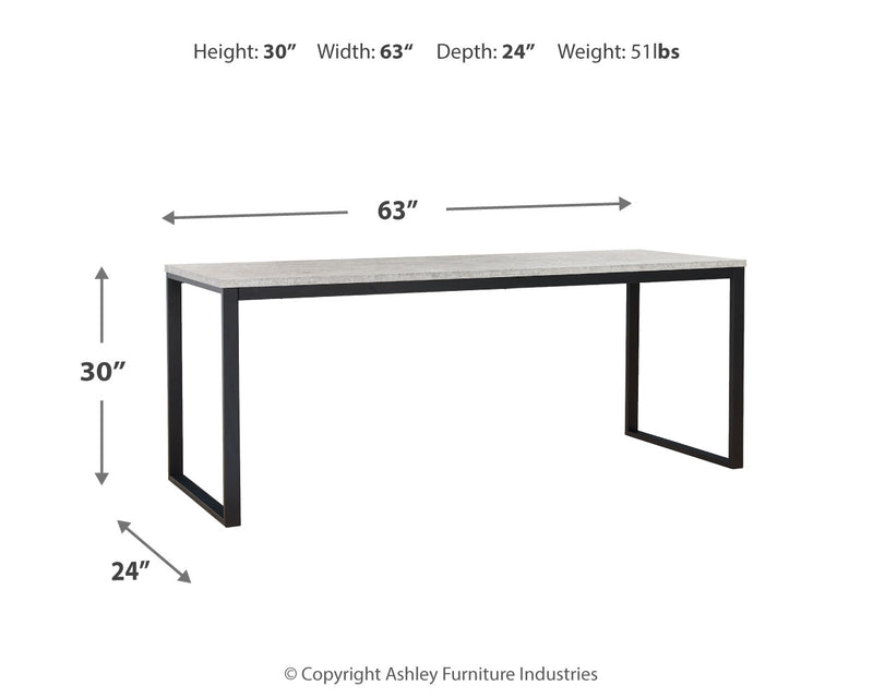 Lazabon Gray Black Home Office Desk And Storage