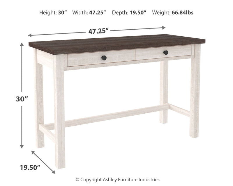 Dorrinson Two-Tone 47" Home Office Desk