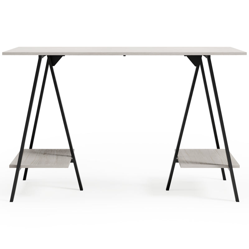 Bayflynn White Black Home Office Desk