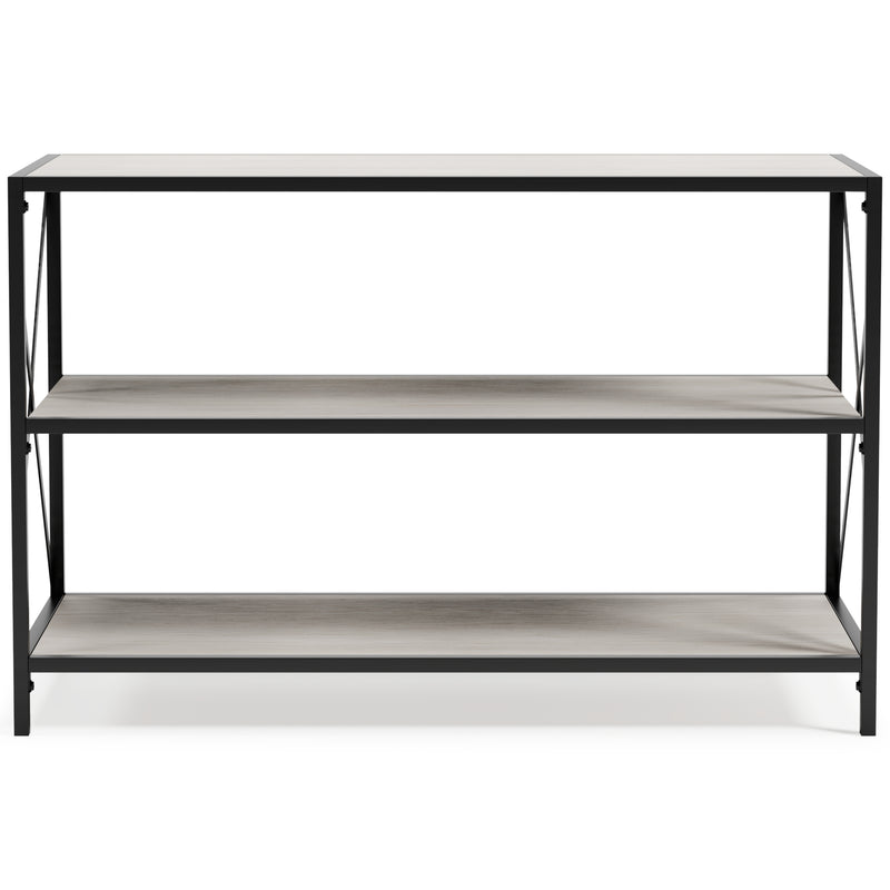 Bayflynn White Black Bookcase