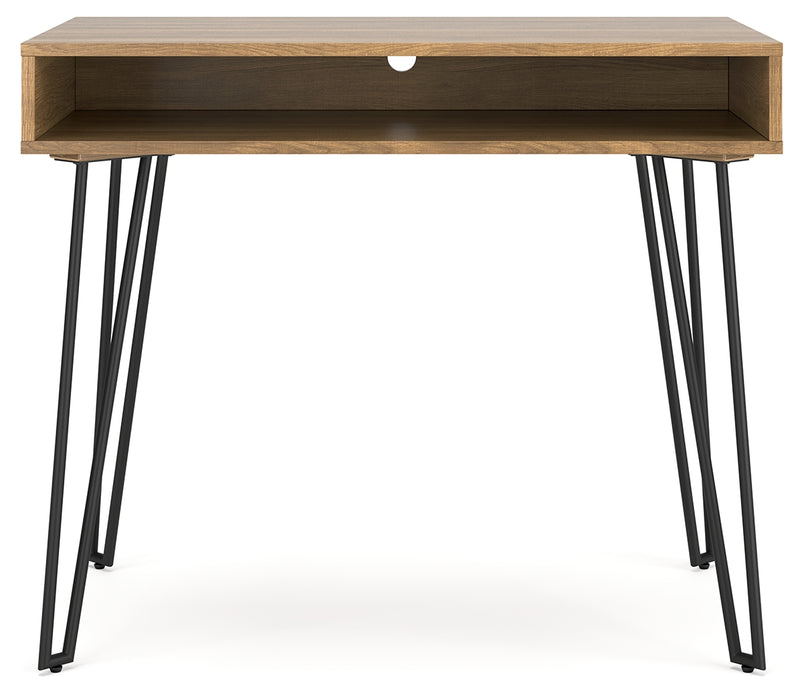 Strumford Brown Black Home Office Desk