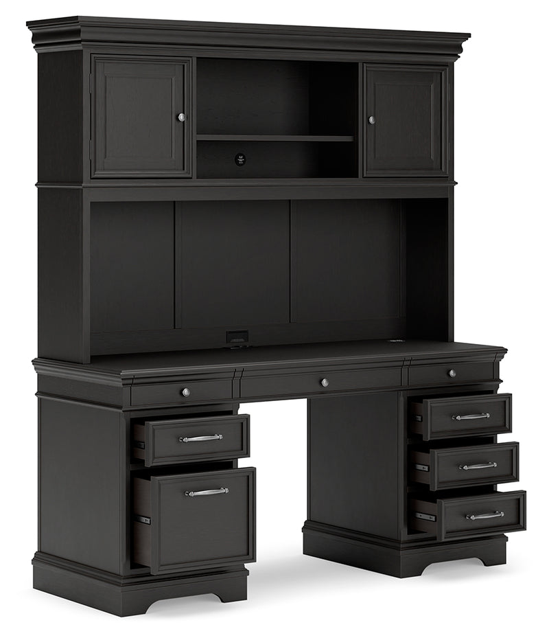 Beckincreek Black Home Office Credenza