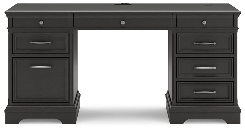 Beckincreek Black Home Office Credenza