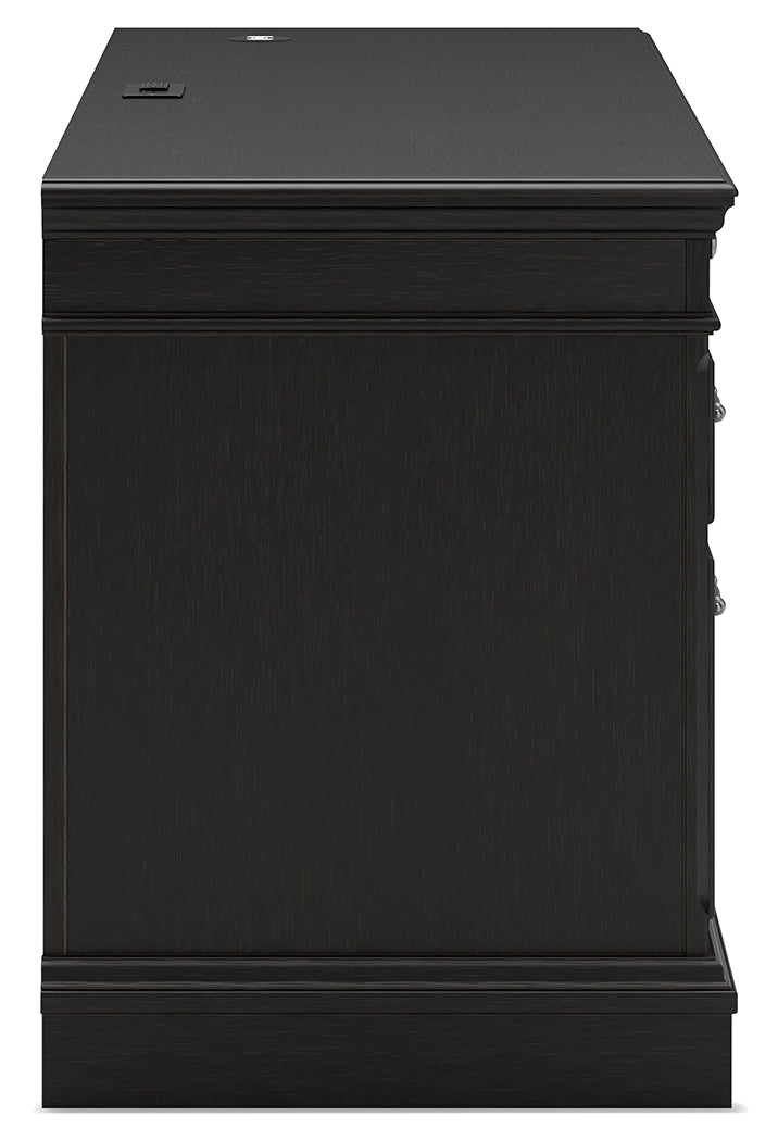 Beckincreek Black Home Office Credenza