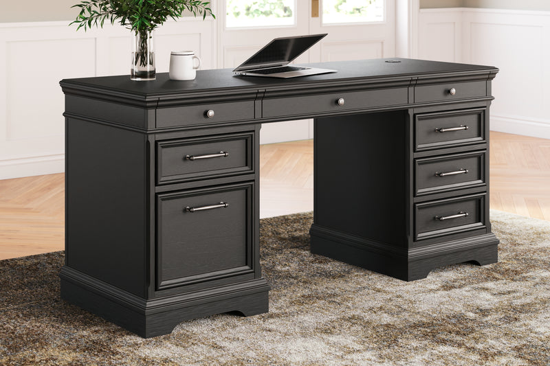 Beckincreek Black Home Office Credenza