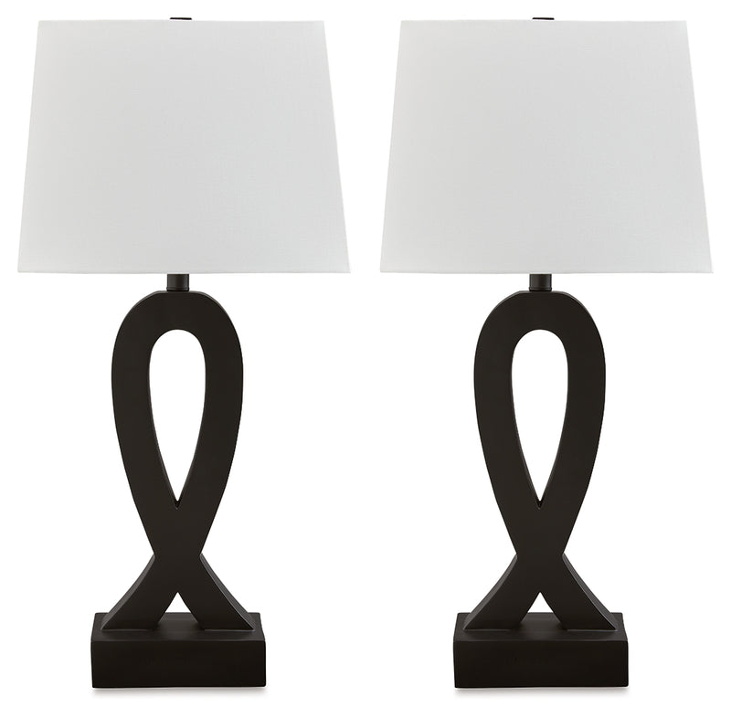 Markellton Black Table Lamp (Set Of 2)