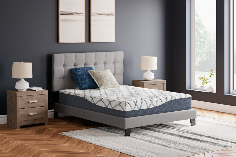 10 Inch Chime Elite 2.0 White Blue Queen Mattress