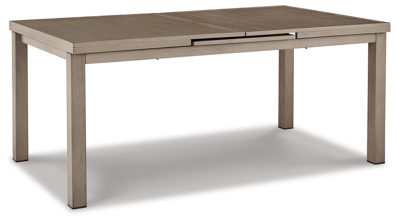 Beach Front Beige Outdoor Dining Table